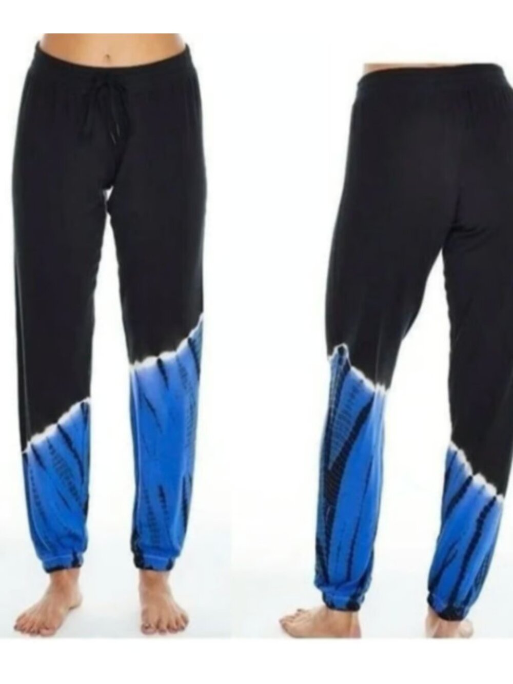 P.J. Salvage Lounge Pant in Cobalt & Black - M - Picture 2 of 6